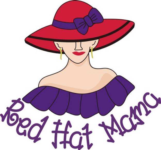 Picture of Red Hot Mama SVG File