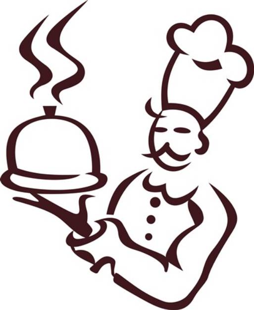 Picture of Chef Outline SVG File
