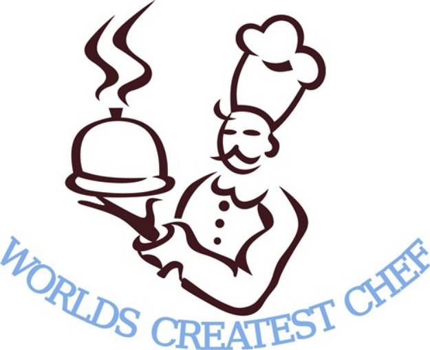 Picture of Worlds Greatest Chef SVG File