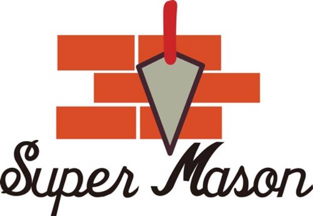 Picture of Super Mason SVG File