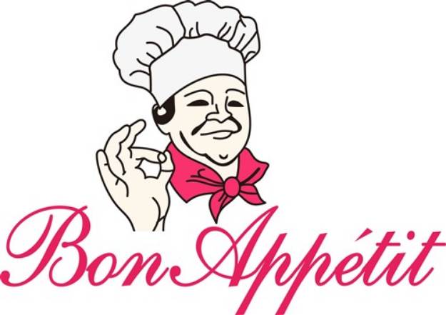 Picture of Bon Appetit SVG File