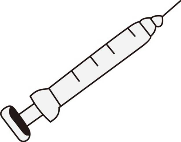 Picture of Medical Syringe SVG File