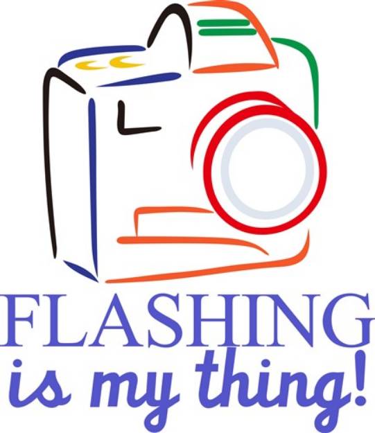 Picture of Flashing My Thing SVG File