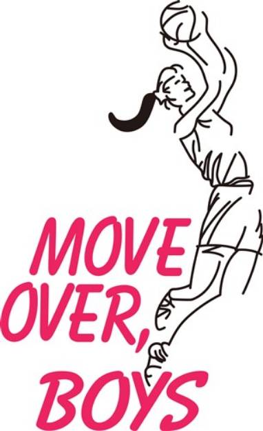 Picture of Move Over Boys SVG File
