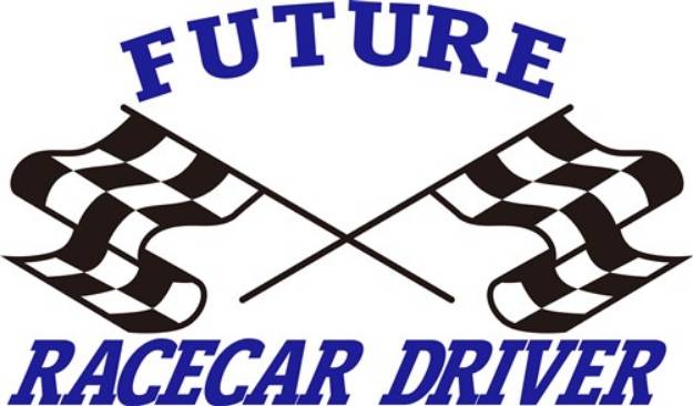 Picture of Future Racecar Driver SVG File