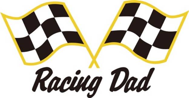 Picture of Racing Dad SVG File