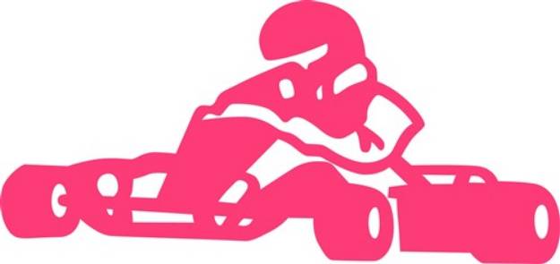 Picture of Go Cart Silhouette SVG File