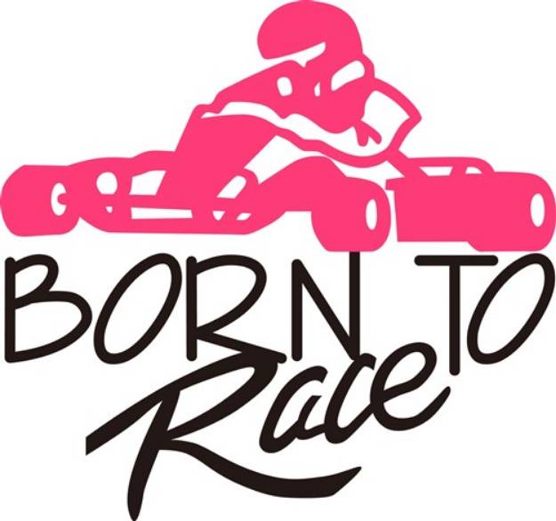 Picture of Born To Race SVG File