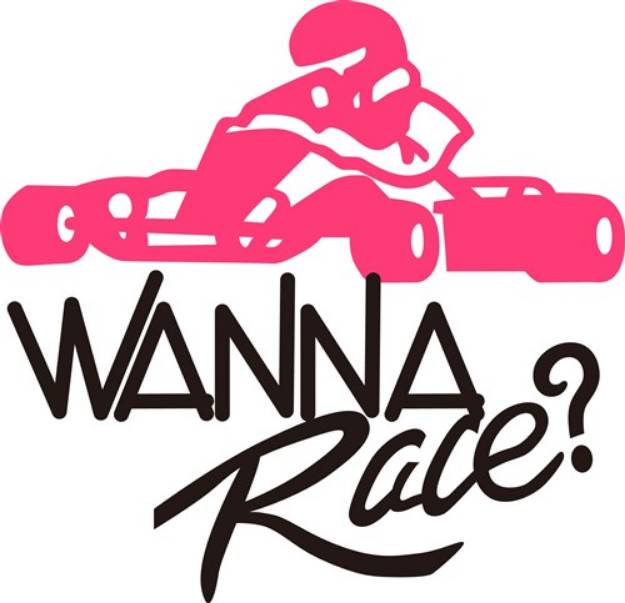 Picture of Wanna Race SVG File