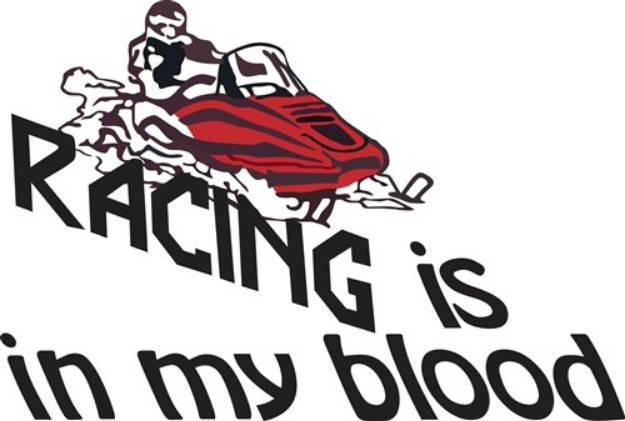 Picture of Racing In My Blood SVG File