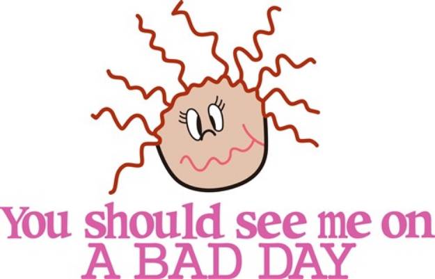 Picture of A Bad Day SVG File
