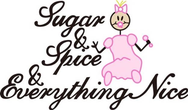 Picture of Sugar and Spice SVG File