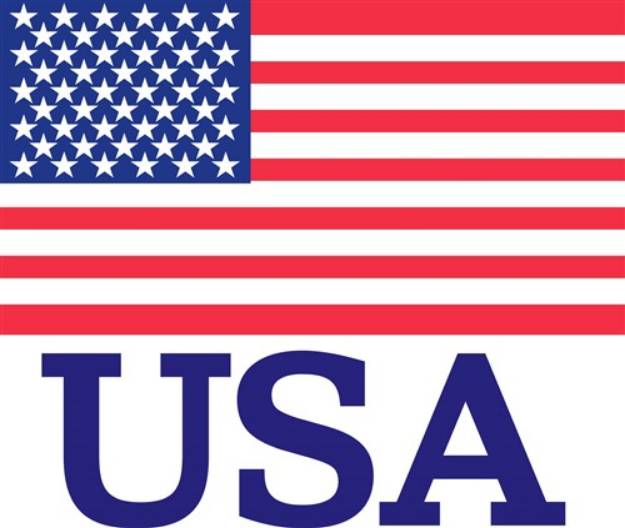 Picture of USA Flag SVG File