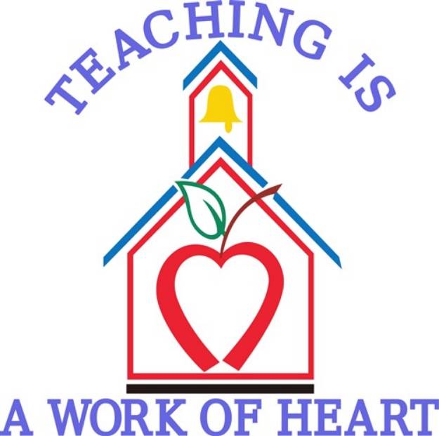 Picture of Teaching Heart SVG File