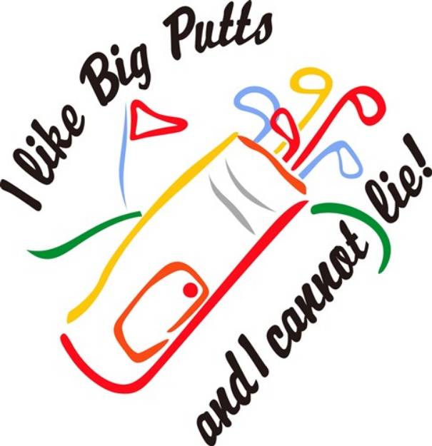 Picture of Big Putts SVG File
