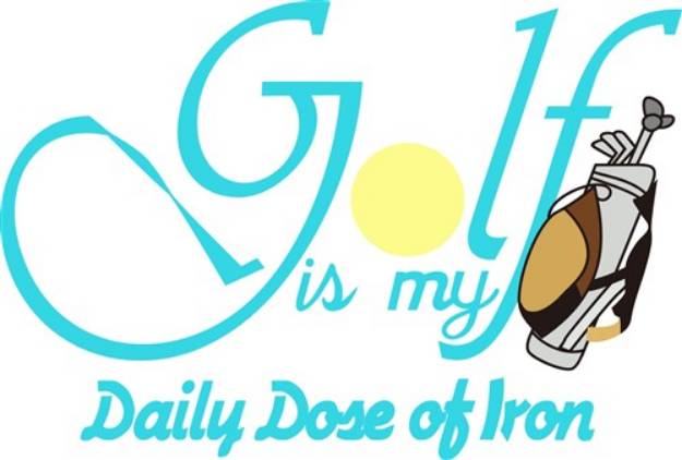 Picture of Daily Dose of Iron SVG File