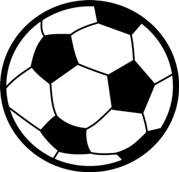 Picture of Soccer Ball SVG File