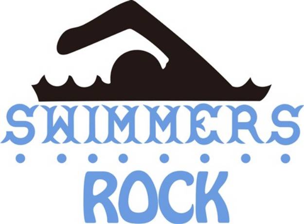 Picture of Swimmers Rock SVG File