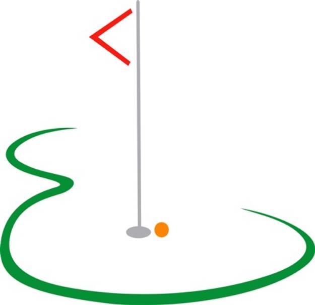 Picture of Golf Green SVG File