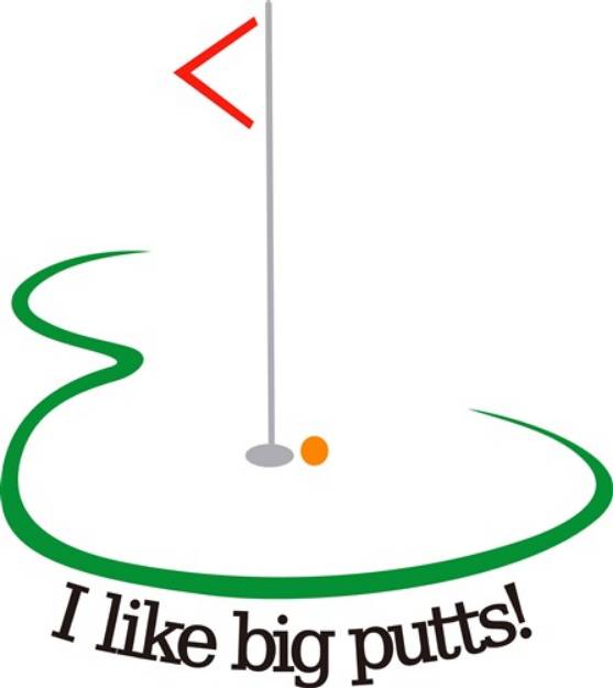 Picture of Big Putts SVG File