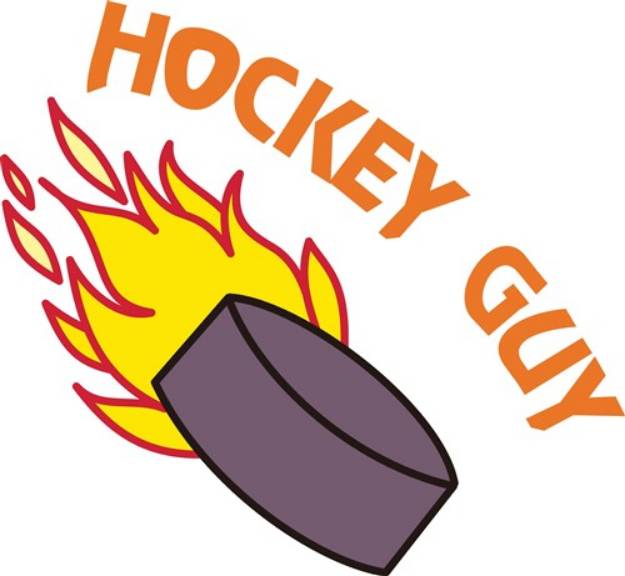 Picture of Hockey Guy SVG File
