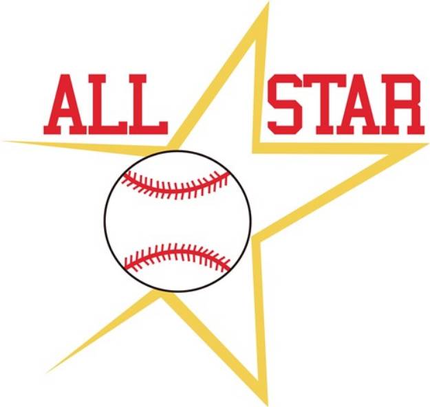 Picture of All Star Ball SVG File