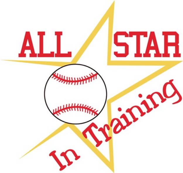 Picture of All Star In Training SVG File