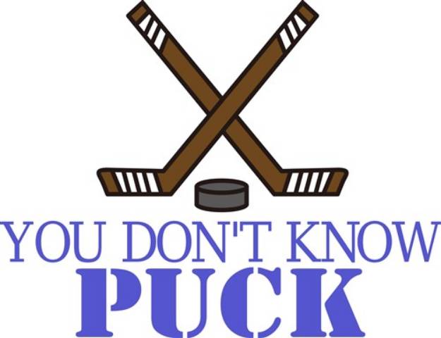 Picture of You Dont Know Puck SVG File