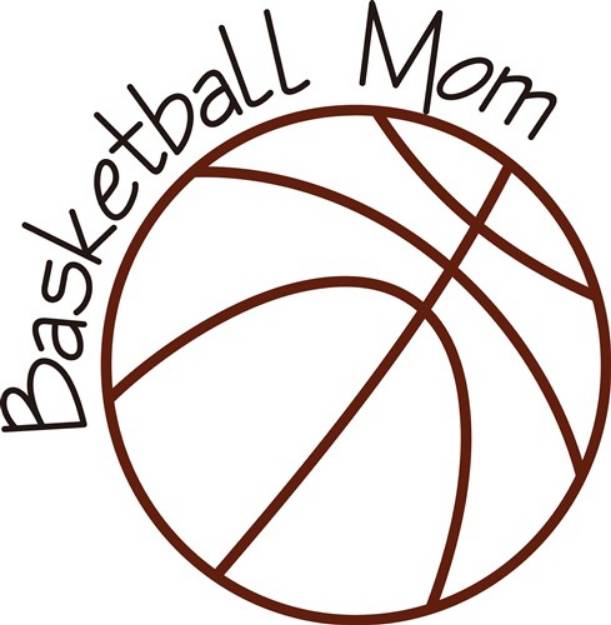 Picture of Basketball Mom SVG File
