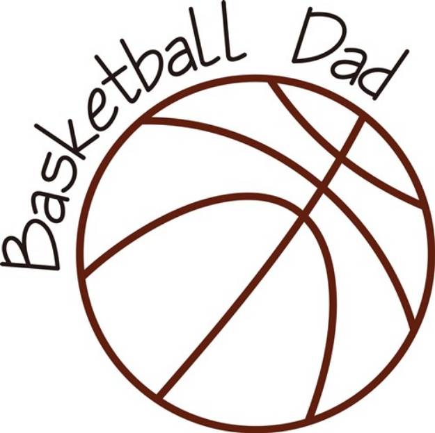 Picture of Basketball Dad SVG File