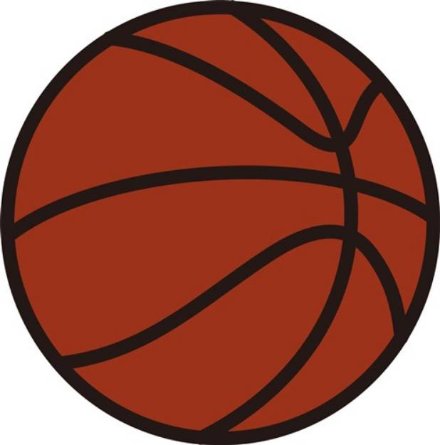 Picture of Basketball SVG File