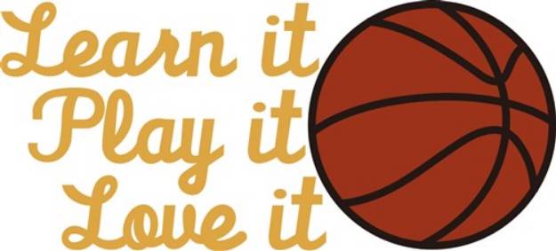 Picture of Learn It Basketball SVG File