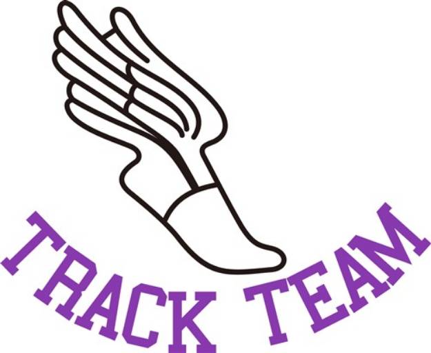 Picture of Track Team SVG File