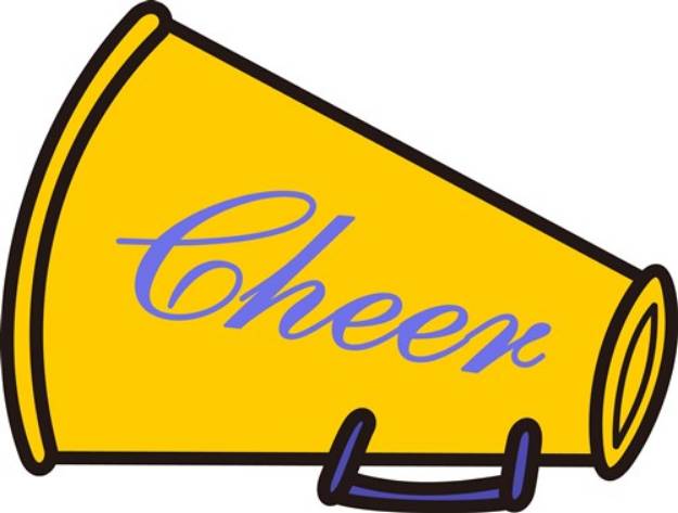 Picture of Cheer Megaphone SVG File
