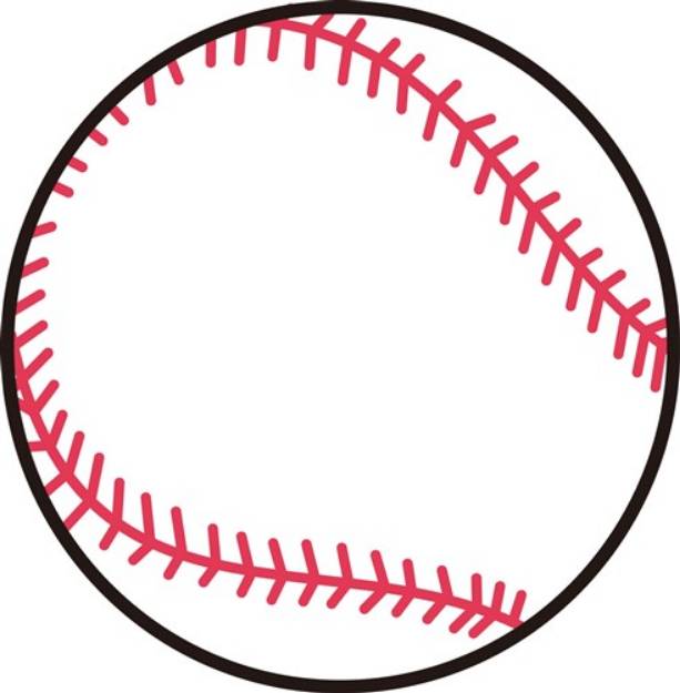 Picture of Baseball SVG File