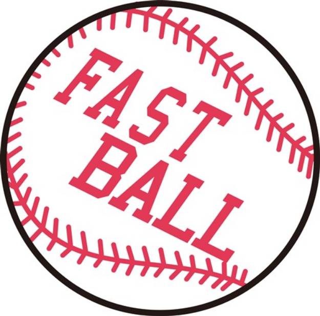 Picture of Fast BaseBall SVG File