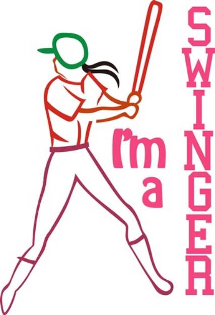 Picture of Swinger Girl SVG File
