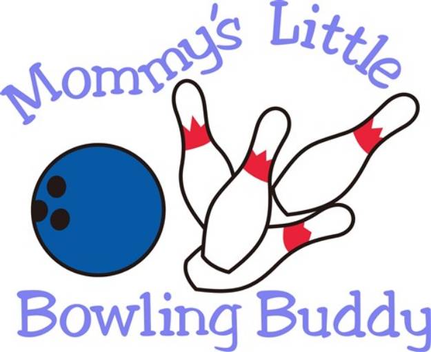 Picture of Moms Bowling Buddy SVG File