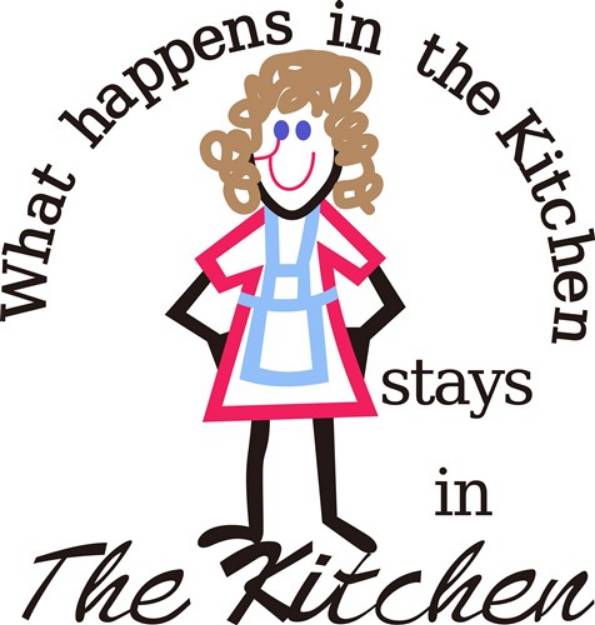 Picture of In the Kitchen SVG File