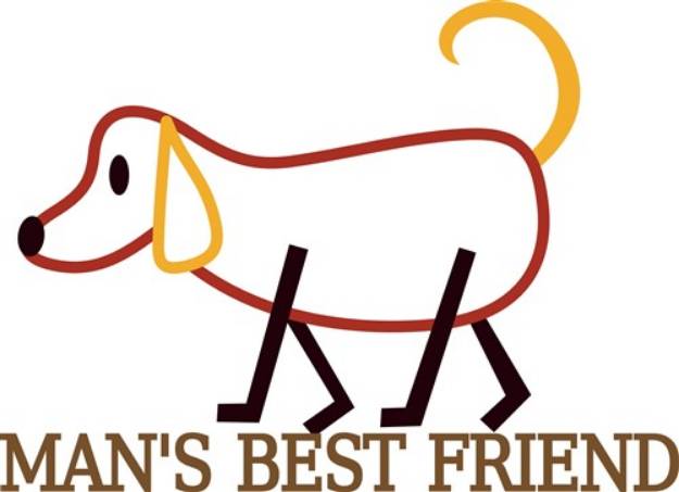 Picture of Mans Best Friend SVG File
