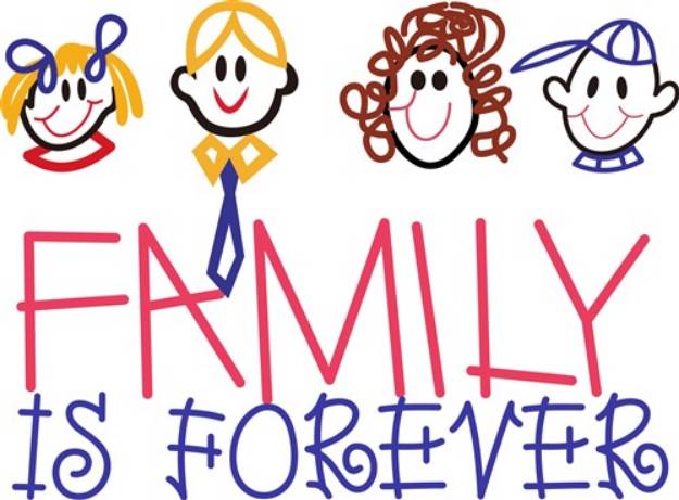Picture of Family is Forever SVG File