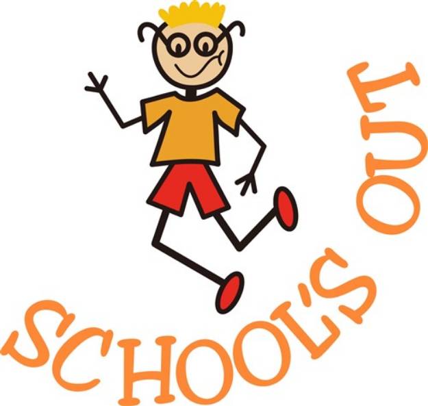 Picture of Schools Out SVG File