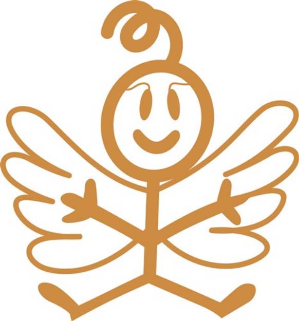 Picture of Baby Angel SVG File