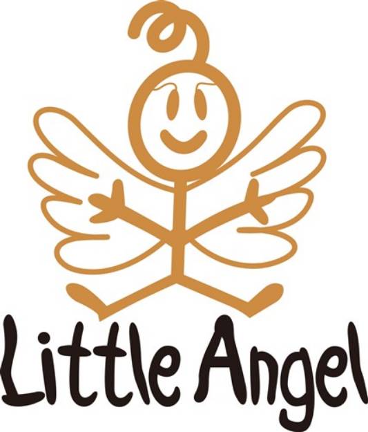 Picture of Little Angel SVG File