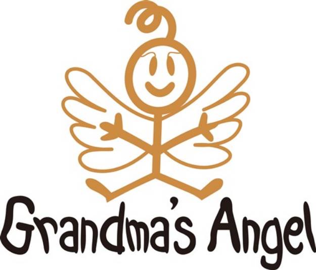 Picture of Grandmas Angel SVG File