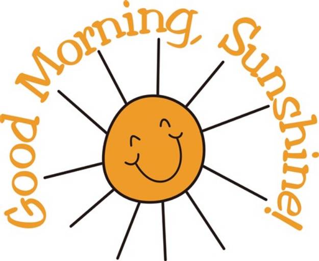 Picture of Good Morning Sunshine SVG File