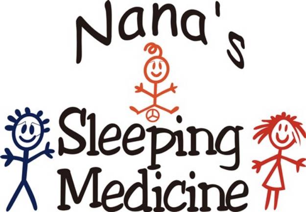 Picture of Nanas Sleeping Medicine SVG File