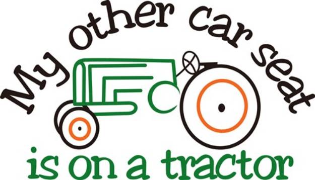 Picture of Tractor Car Seat SVG File
