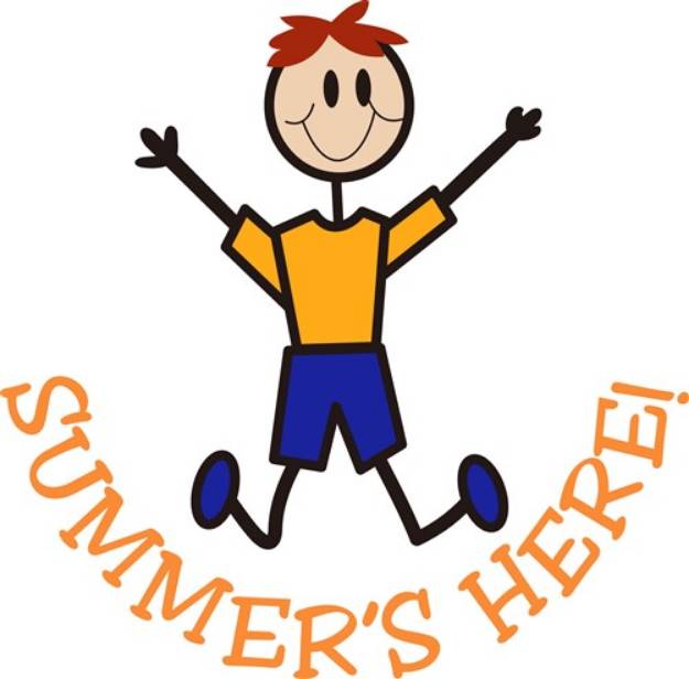 Picture of Summers Here SVG File