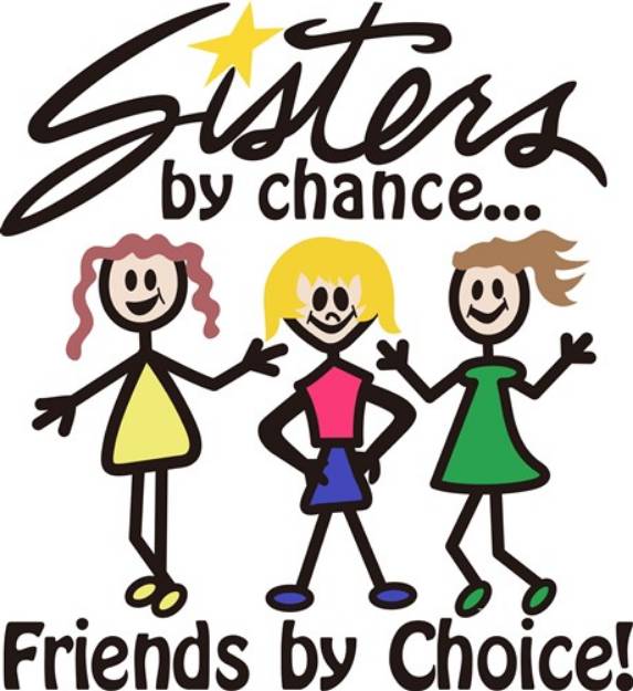 Picture of Friends By Choice SVG File